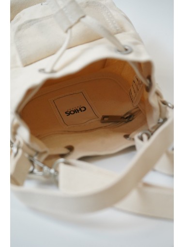 CHIOS CLUB - Chios3951 Small Logo Canvas Bucket / IVORY
